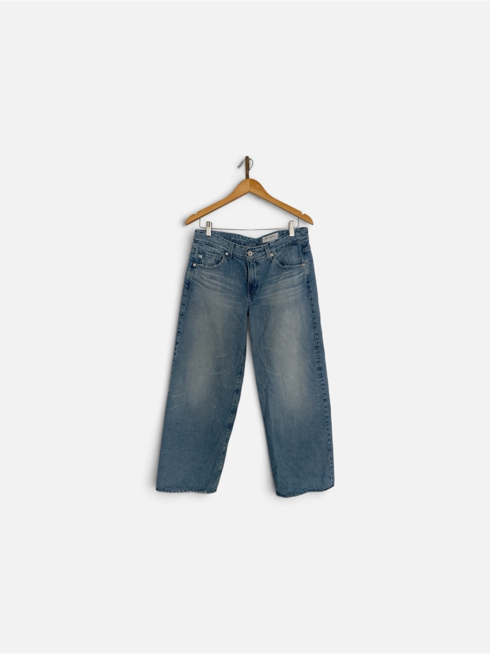 Low rise Wide-Leg Blue AG Denim Jeans Adria size 28